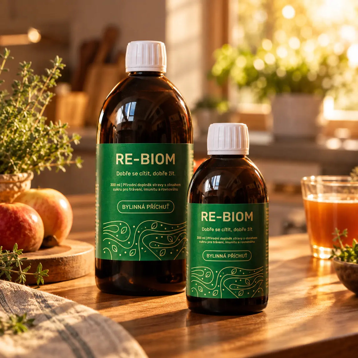 RE-BIOM Rodinný balíček - 1l & 300ml
