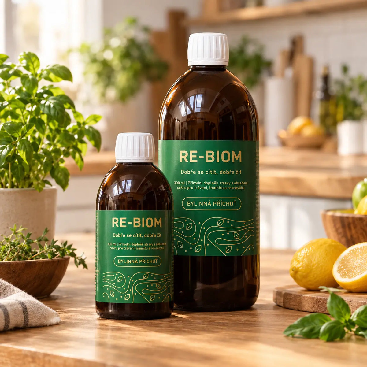 RE-BIOM Rodinný balíček -  1l & 300ml